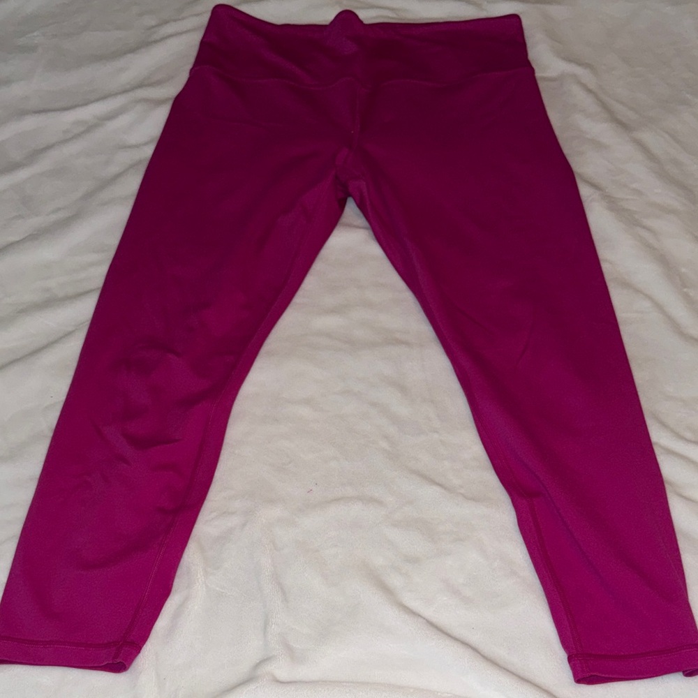 Athleta Magenta Crop Jeggings